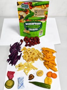 Wholesale 12 Types of Sweet Freeze-Dried Fruits and Vegetables Includes Banana Dried Processed for Taste