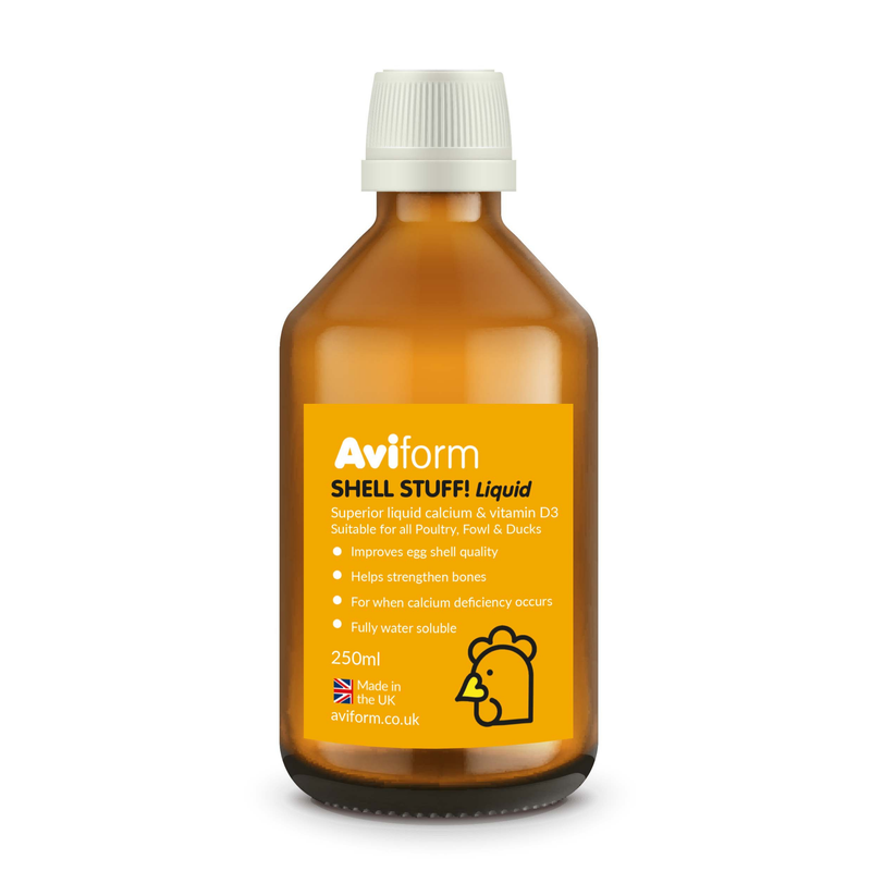 SHELL STUFF!-250ml-Liquid Calcium Supplement for Chickens