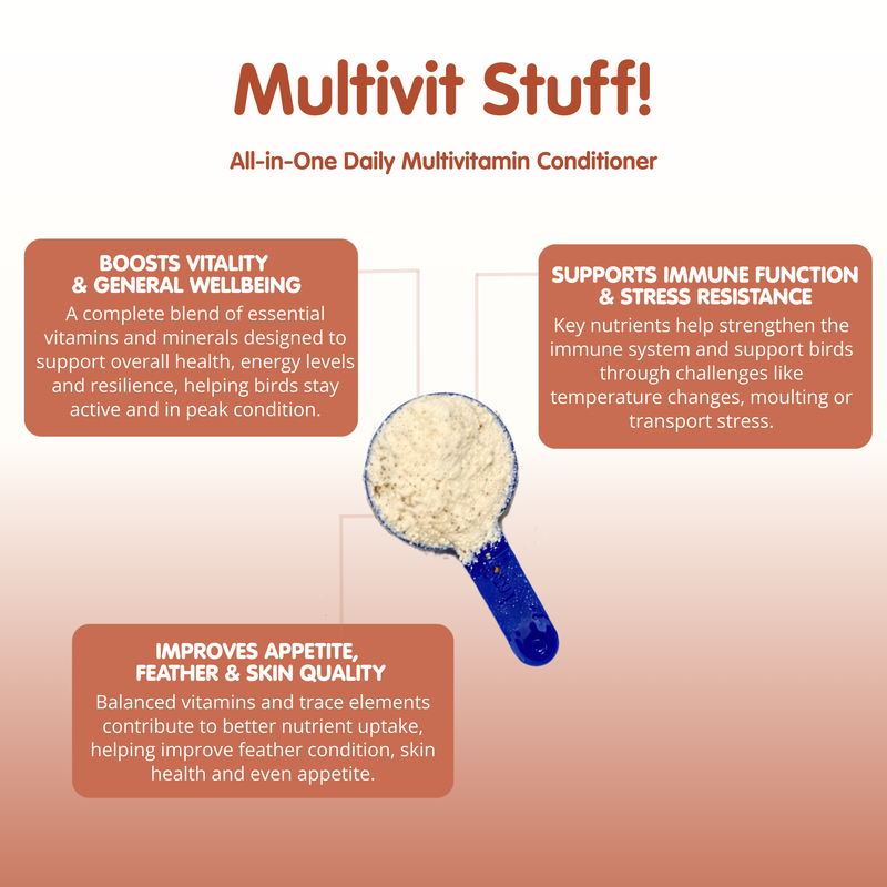 MULTIVIT STUFF!-250g-All in One Chicken Multivitamin and Conditioner - Image 2